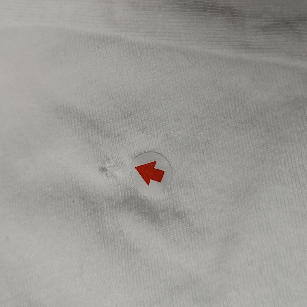 493. Talentless Drop Shoulder Tee | Color: White - Picture 7 of 12